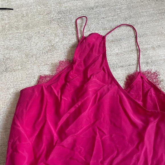 Cami NYC Pink Lace Trim Camisole - Picture 6 of 8